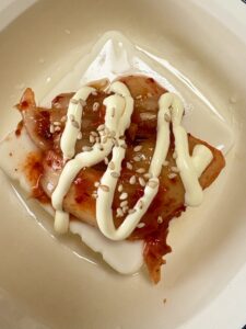 マヨキムチ豆腐アレンジ